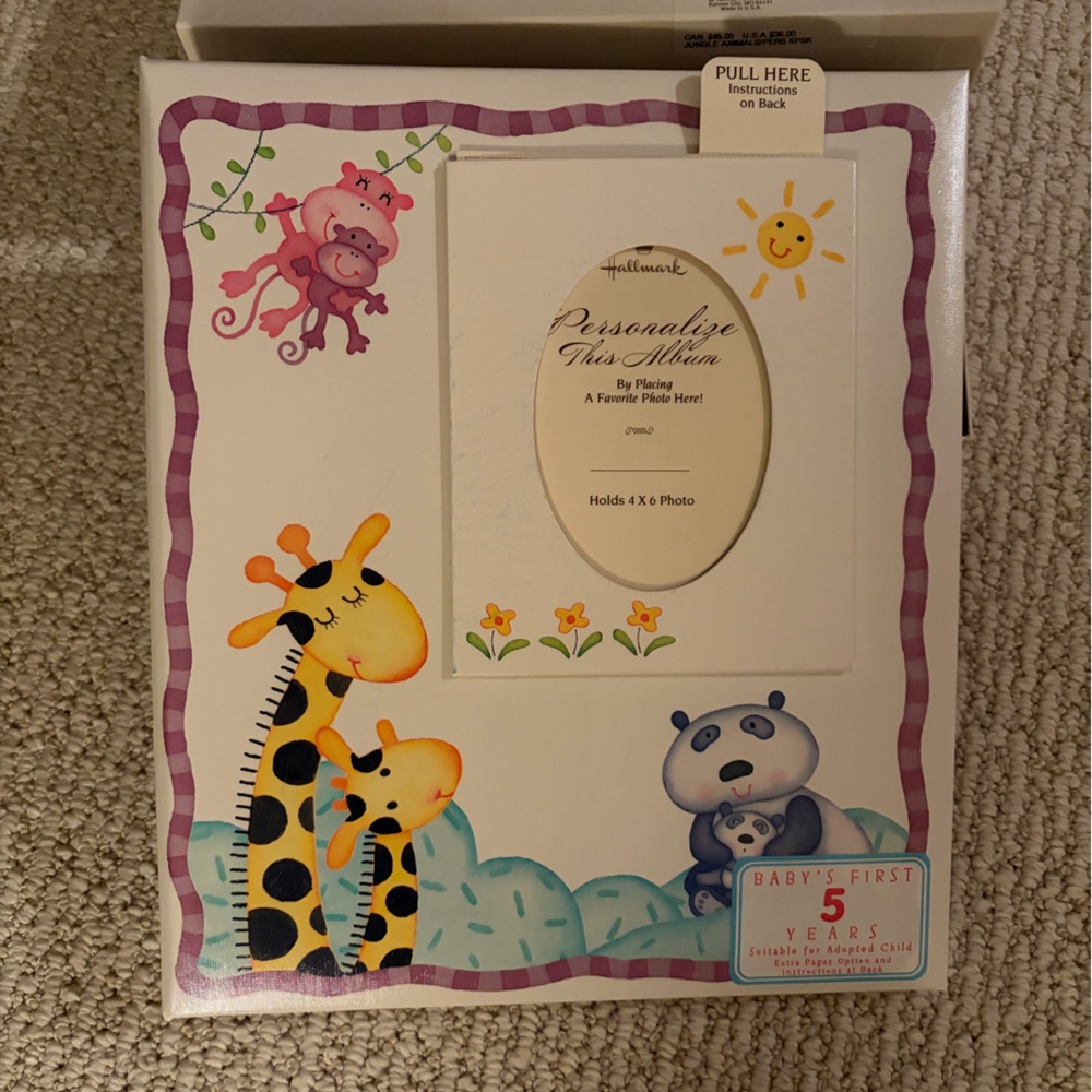 Hallmark White Refillable Keepsake Album
NIB Baby Album
